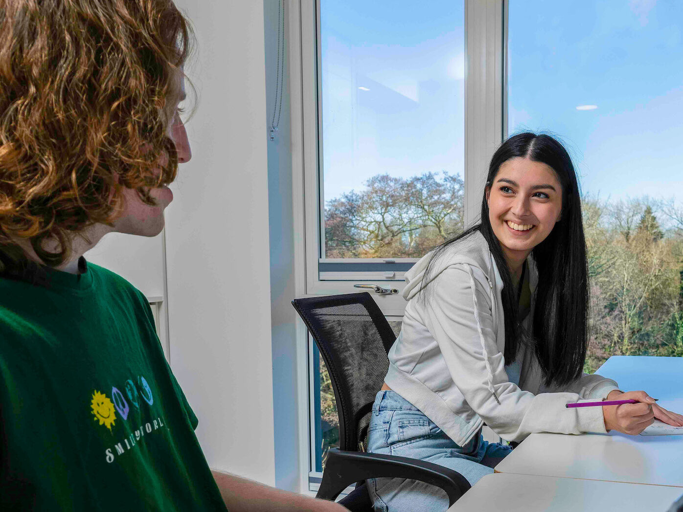 Couple in Unilife Riverside House Studio Guildford